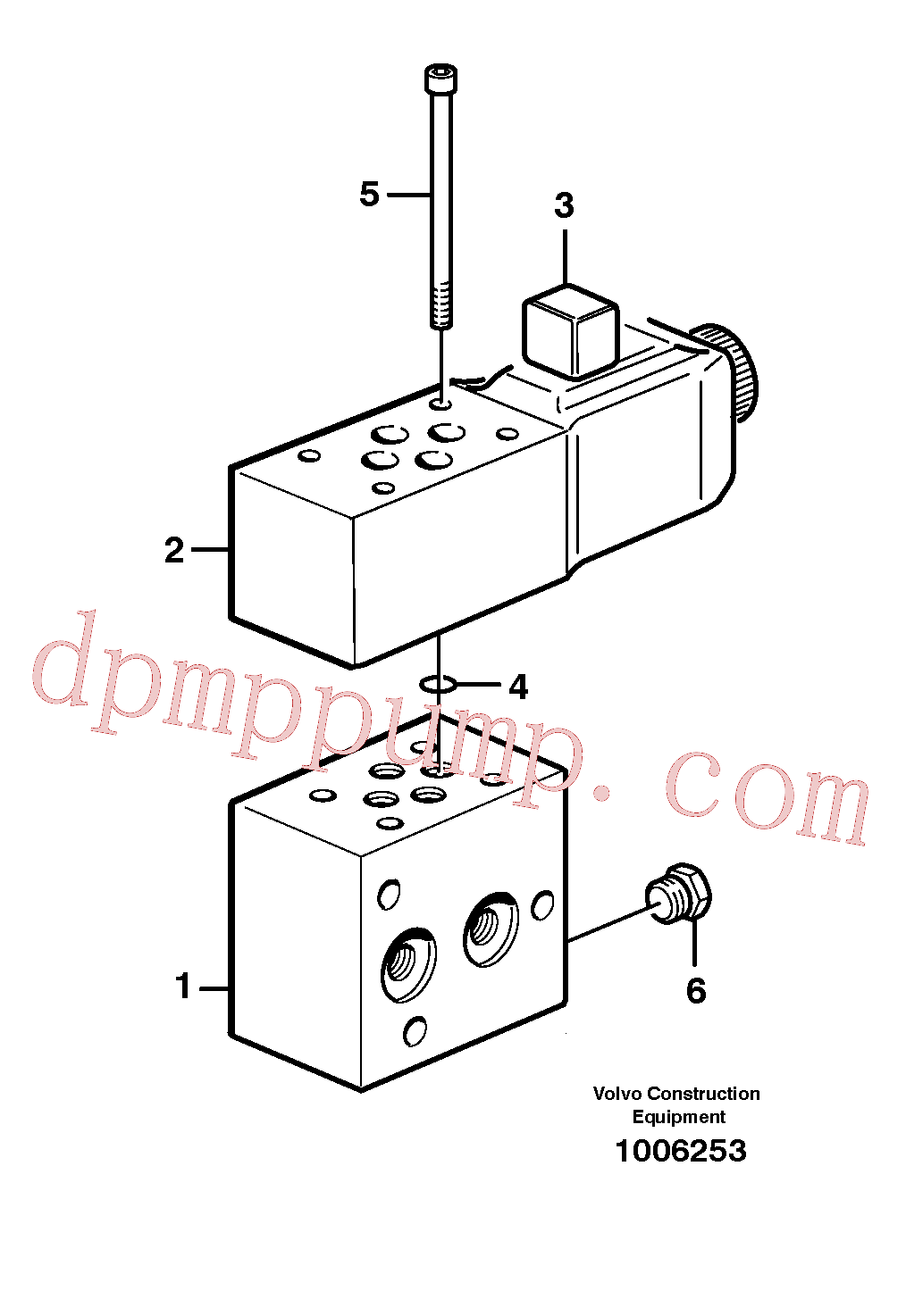 VOE11993637 for Volvo Connecting block(1006253 assembly)