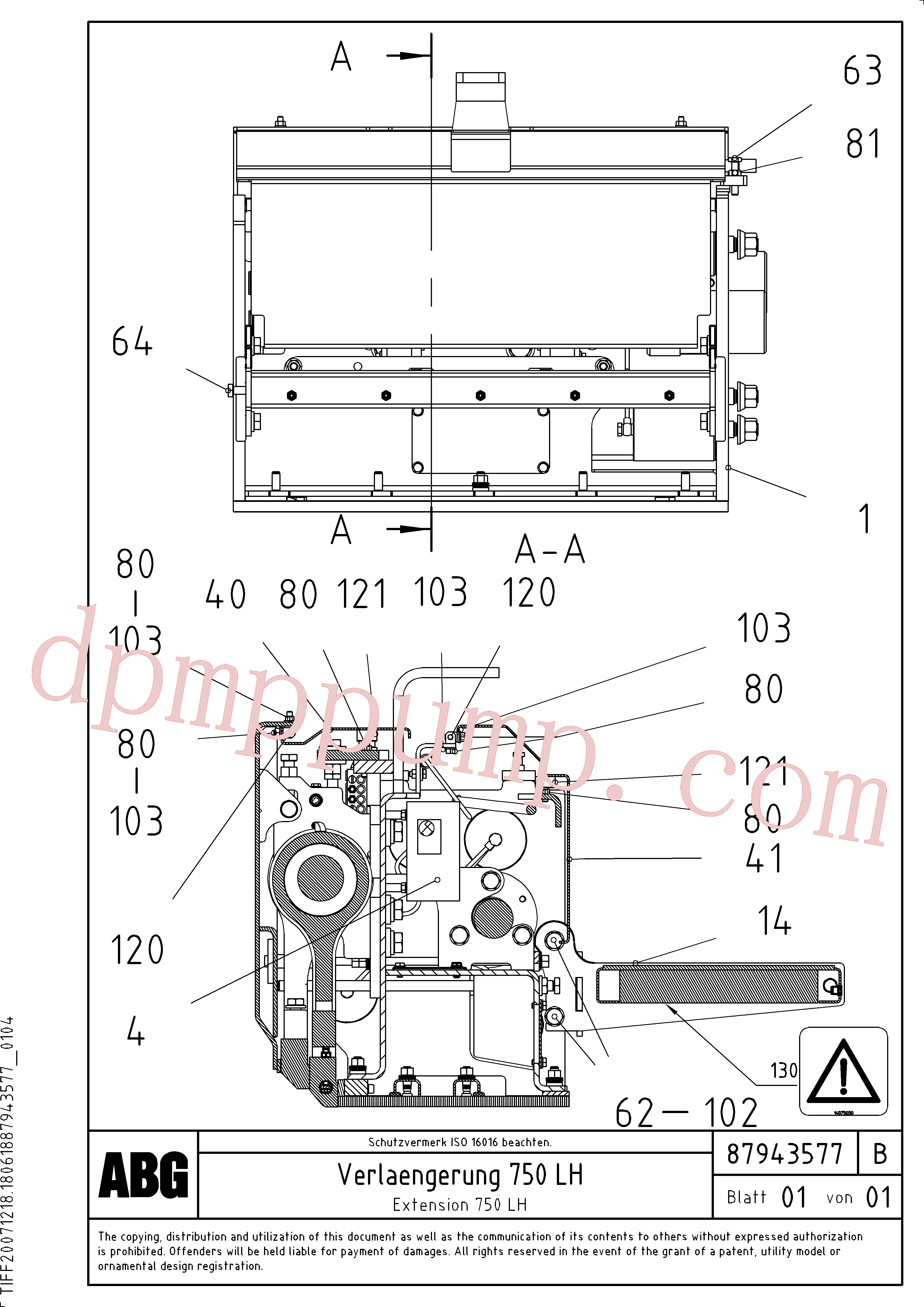 RM70166517 for Volvo Extension(1047987 assembly)