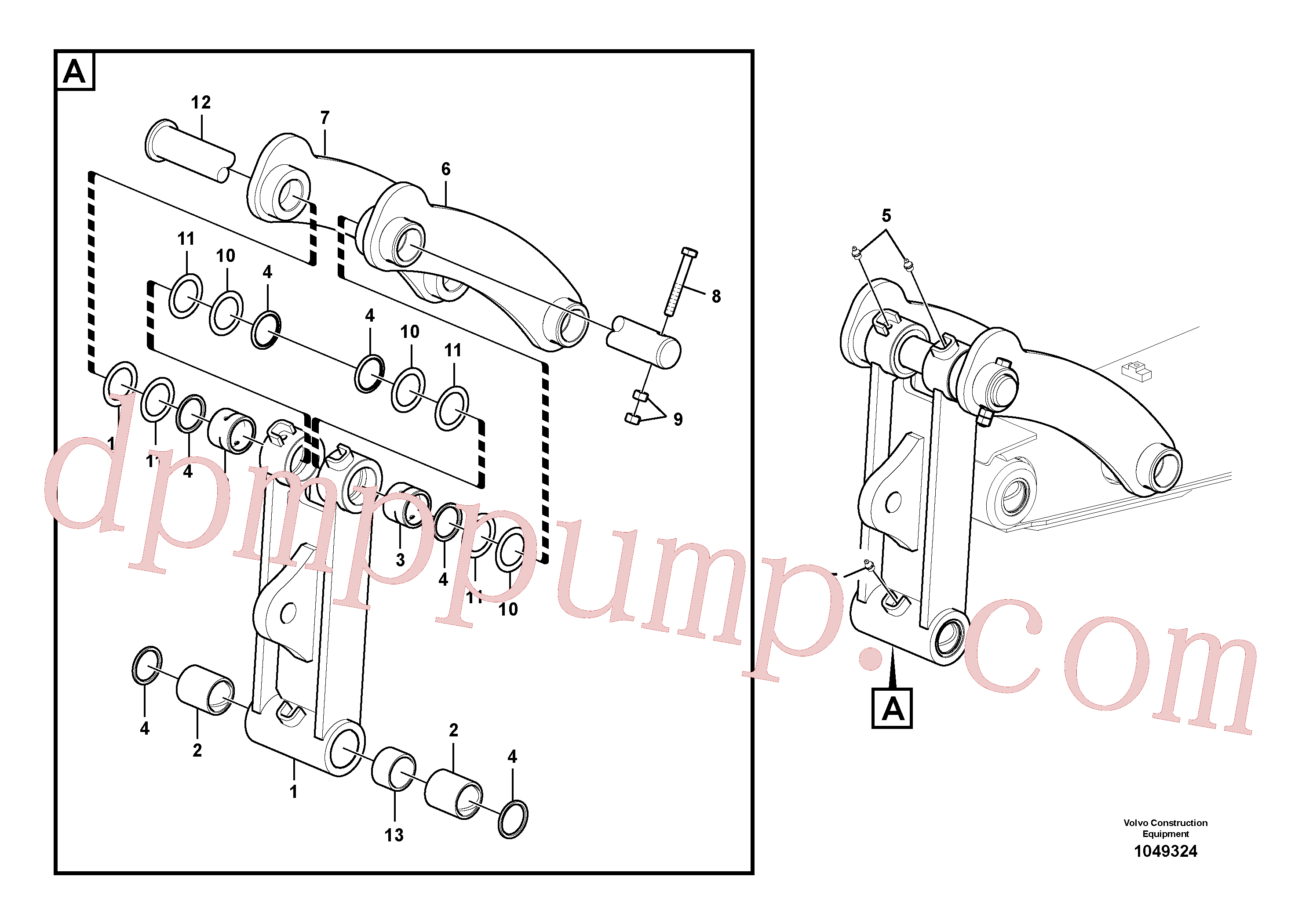 VOE14568019 for Volvo Links to connecting rod(1049324 assembly)