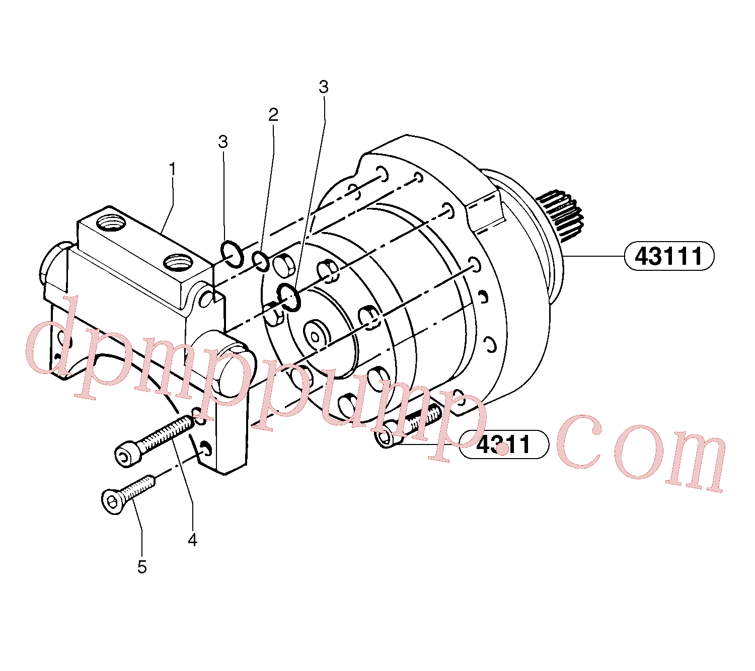 PJ7415957 for Volvo Balancing valve ( travelling )(43113X1 assembly)