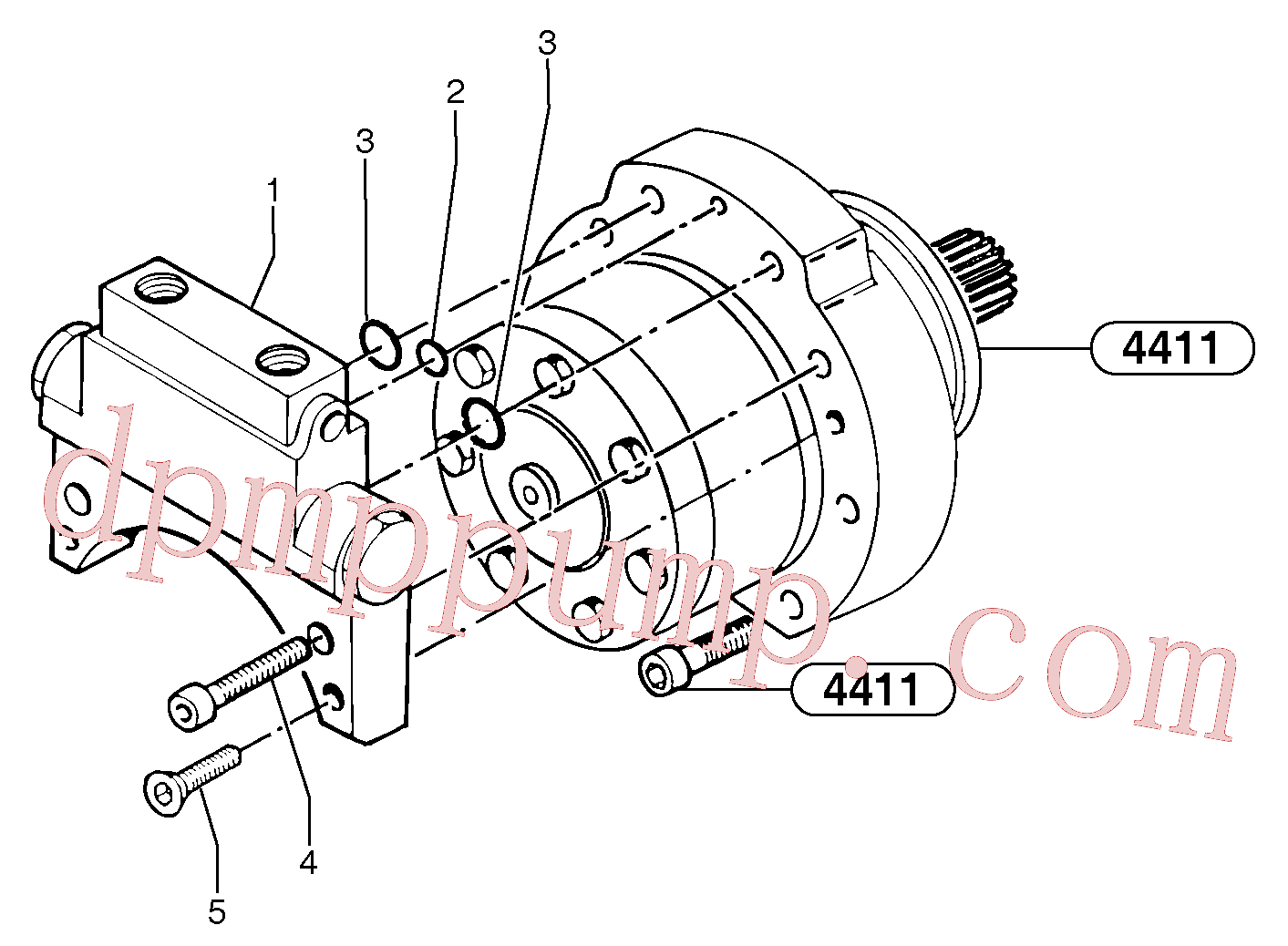 PJ7415957 for Volvo Balancing valve ( travelling )(4411BZ3 assembly)