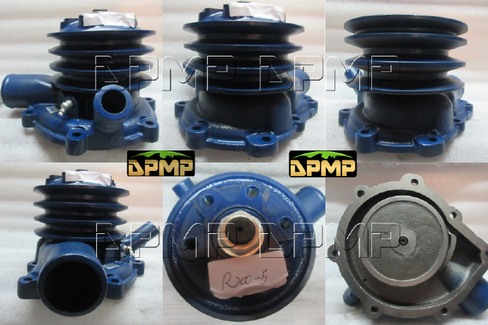 D6BT engine water pump 25100-93G00 for Hyundai excavator R210-5