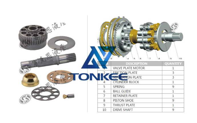 China JMF-64 DRIVE SHAFT hydraulic pump | Tonkee®