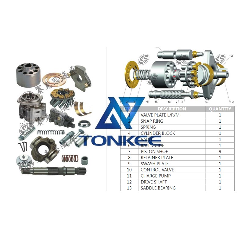  A10VSO71, CYLINDER BLOCK, hydraulic pump | Tonkee®