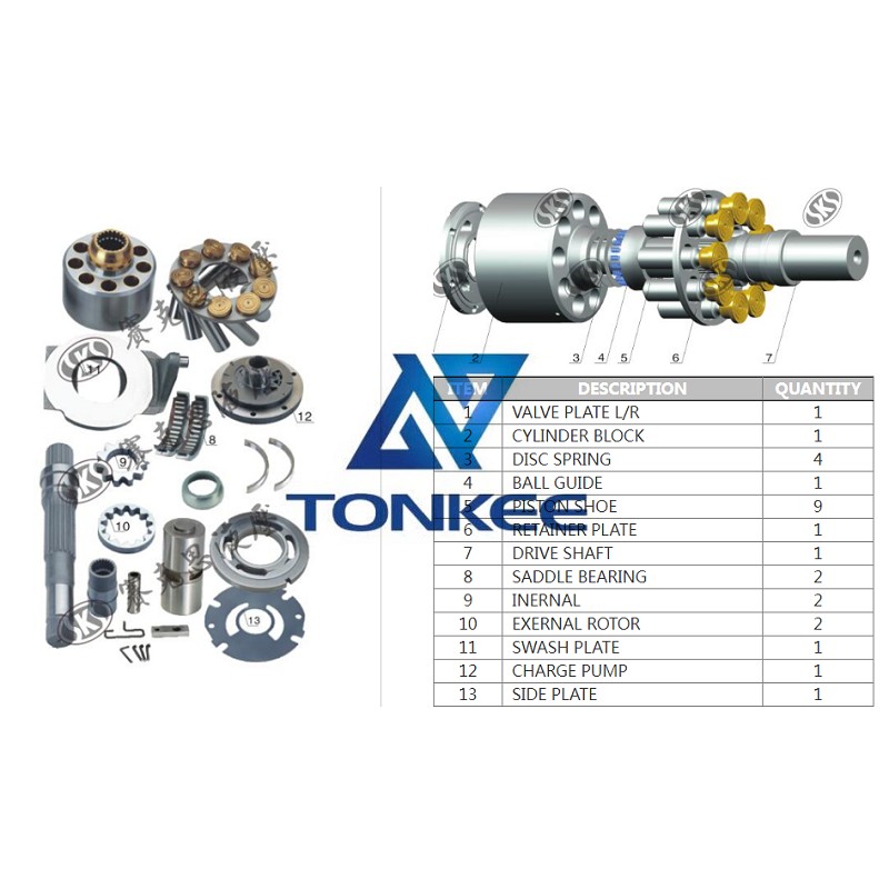 A4VTG71, EXERNAL ROTOR, hydraulic pump | Partsdic®