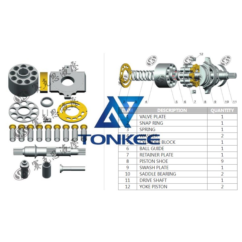 OEM BRL100 YOKE PISTON hydraulic pump | Tonkee®