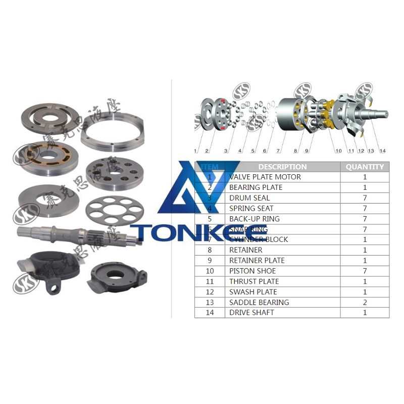 Hot sale HD3000 SADDLE BEARING hydraulic pump | Tonkee®