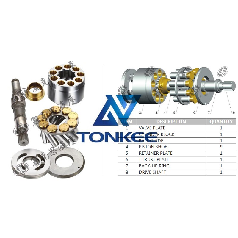 Shop HD450V-2 KATO DRIVE SHAFT hydraulic pump | Tonkee®