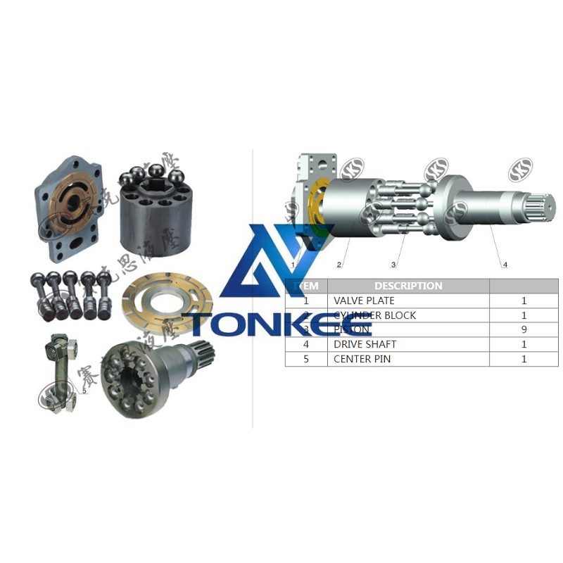OEM 18 month warranty HPV125B(UH083) CENTER PIN hydraulic pump | Tonkee®