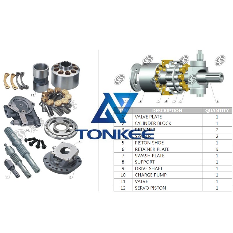  made in China, HPV160, DRIVE SHAFT hydraulic pump | Tonkee®