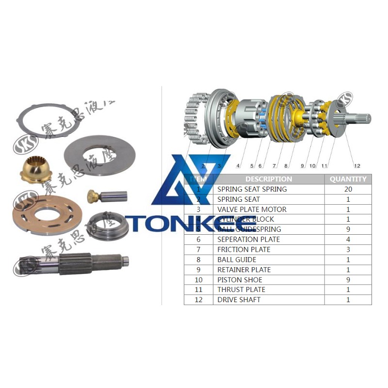 Hot sale HYUNDAI 60-7 BALL GUIDESPRING SWING MOTOR | Tonkee®