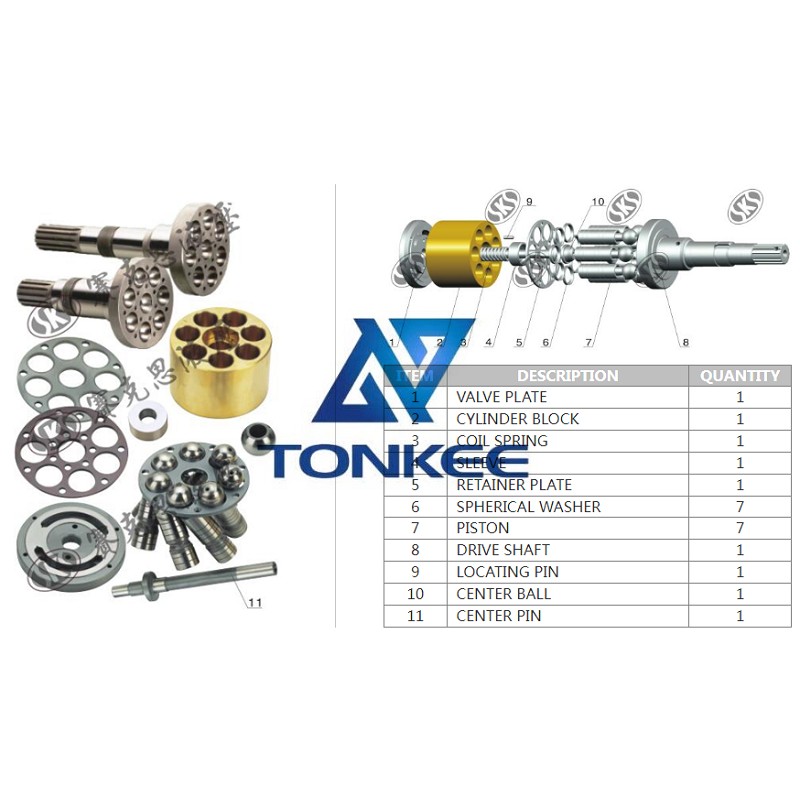 Shop KMF90(KPV90) DRIVE SHAFT hydraulic pump | Tonkee®