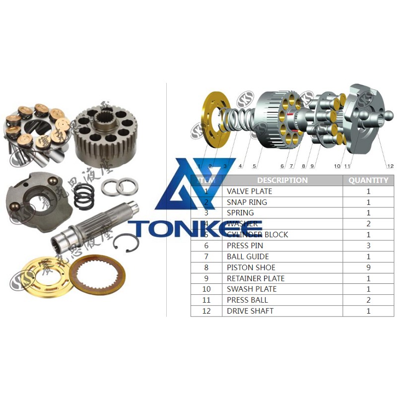 Buy MAG-33VP-480E-2(4-5.5T TRAVEL MOTORT) DRIVE SHAFT | Tonkee®