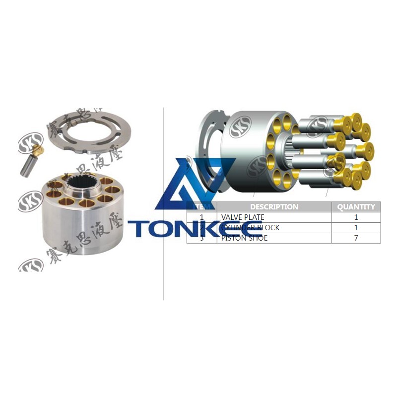 MPR63 CYLINDER BLOCK, hydraulic pump | Tonkee®