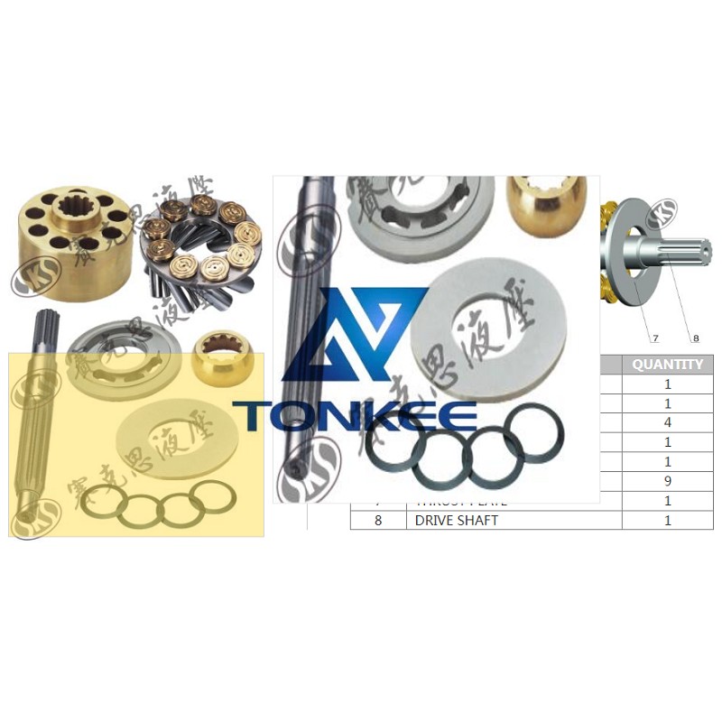 OEM NX15 DRIVE SHAFT hydraulic pump | Partsdic®