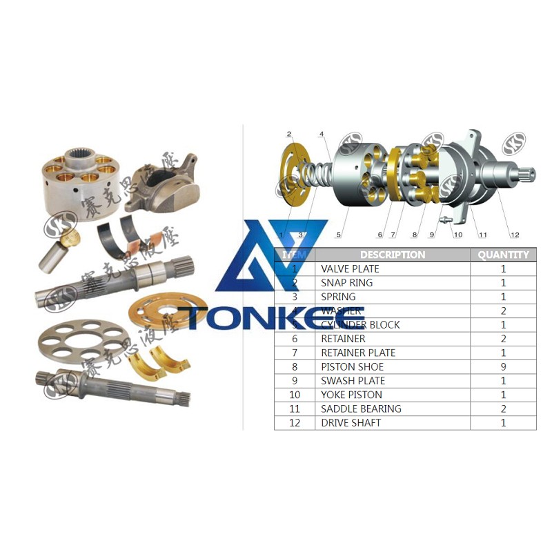  P2145 PARKER 23, SADDLE BEARING, hydraulic pump | Tonkee® 
