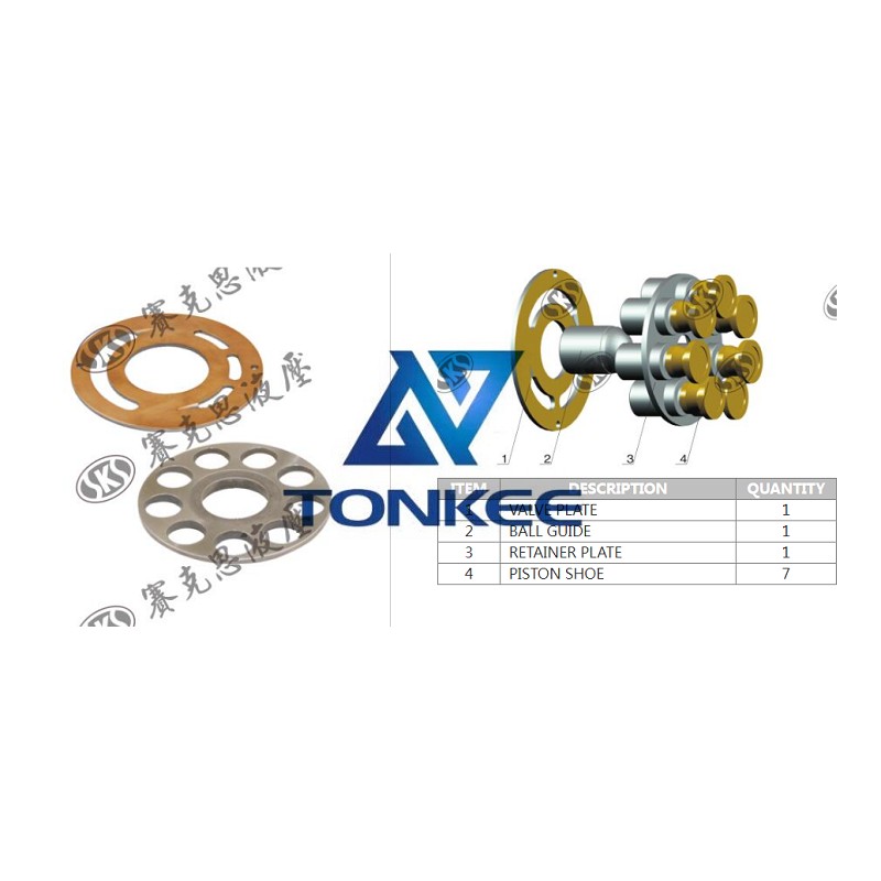 PAVC100, PARKER RETAINER PLATE, hydraulic pump | Tonkee®