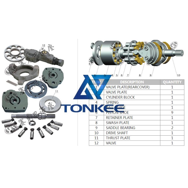 PVB6 DRIVE SHAFT, hydraulic pump | Tonkee®