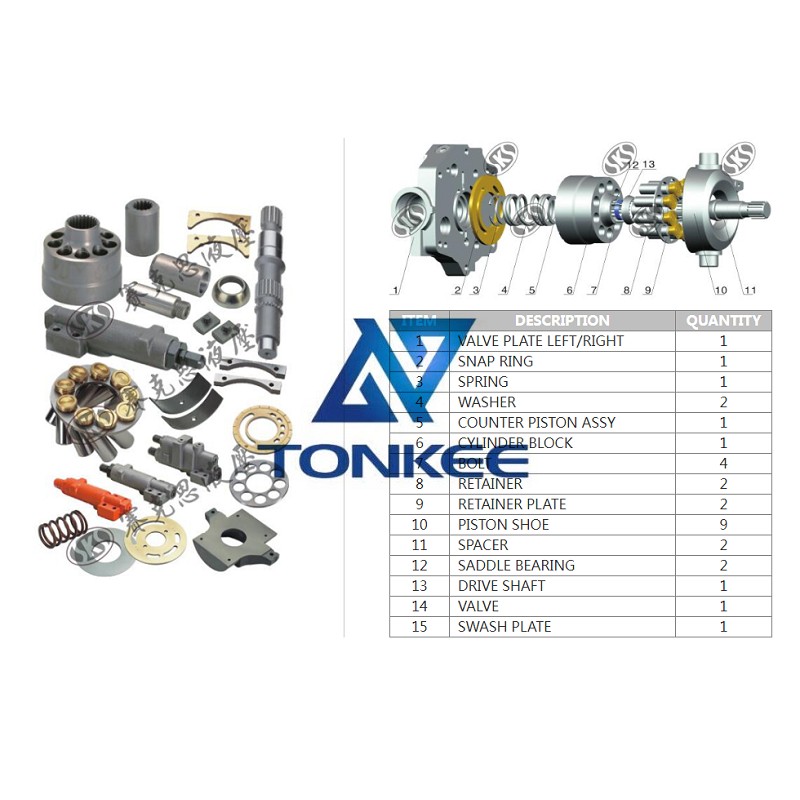 PVH106(HPN-1398), RETAINER PLATE, hydraulic pump | Tonkee® 
