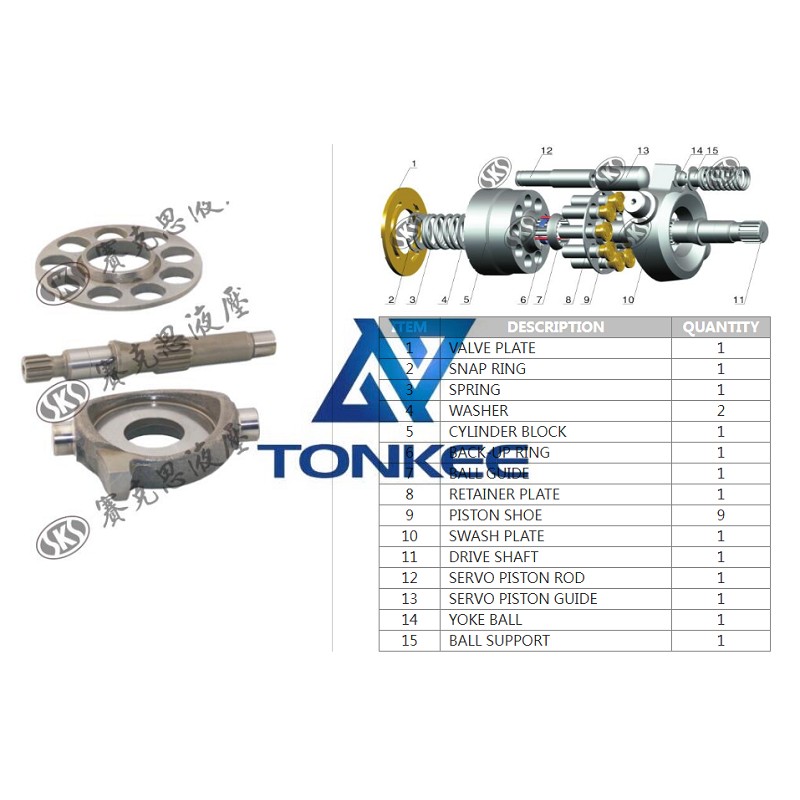 OEM PVQ40 SERVO PISTON GUIDE hydraulic pump | Tonkee®