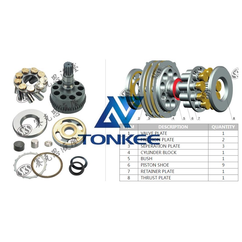 SG20(MFB250), FRICTION PLATE, hydraulic pump | Tonkee®