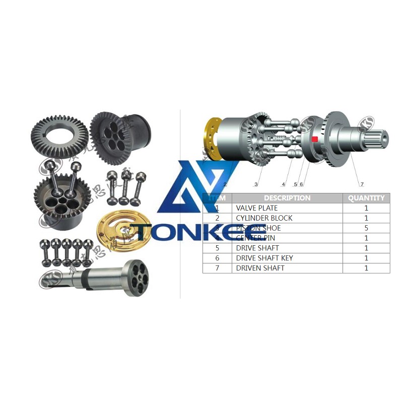  F12-080, DRIVE SHAFT KEY, hydraulic pump | Partsdic®