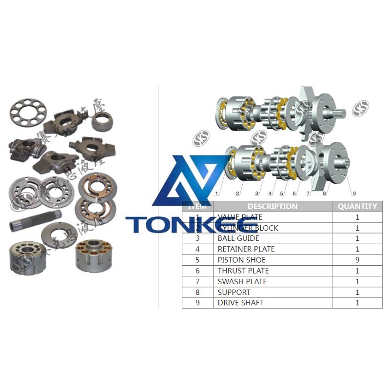 Shop ZX120-6 MAIN PUMP(HPK055) PISTON SHOE hydraulic pump | Tonkee®