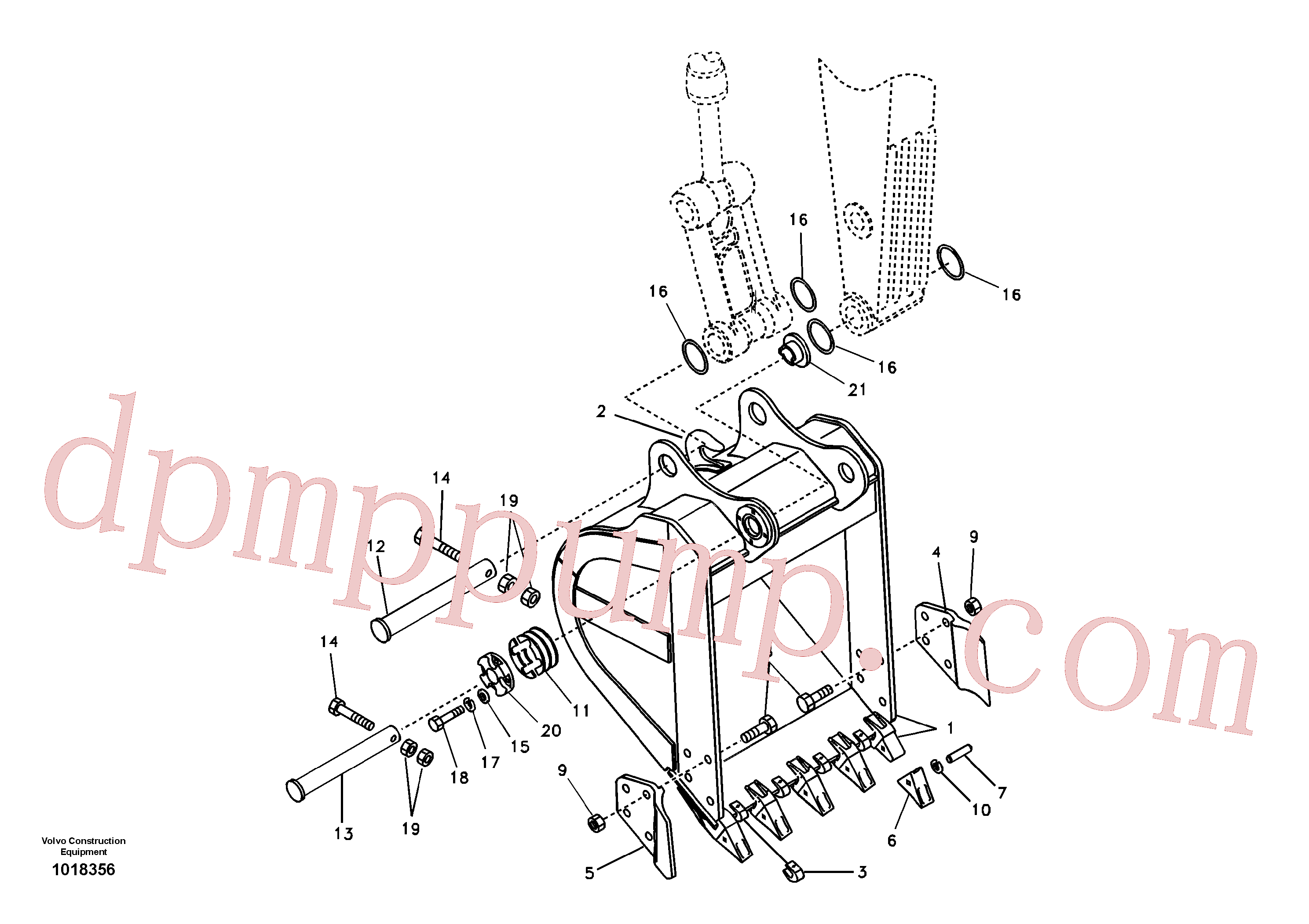 VOE14537249 for Volvo Bucket(1018356 assembly)