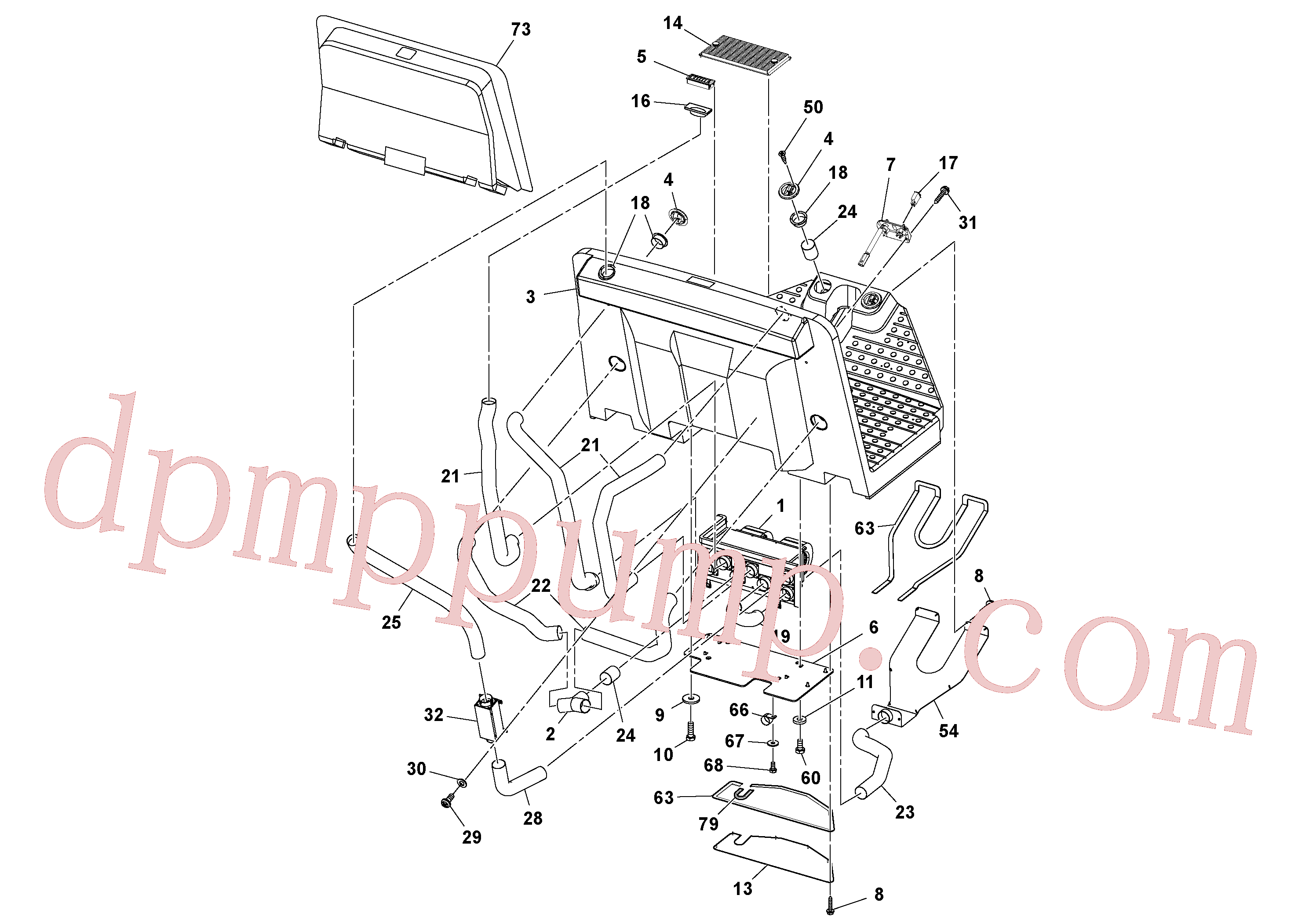 RM96728548 for Volvo Cab Heater Assembly(1054182 assembly)