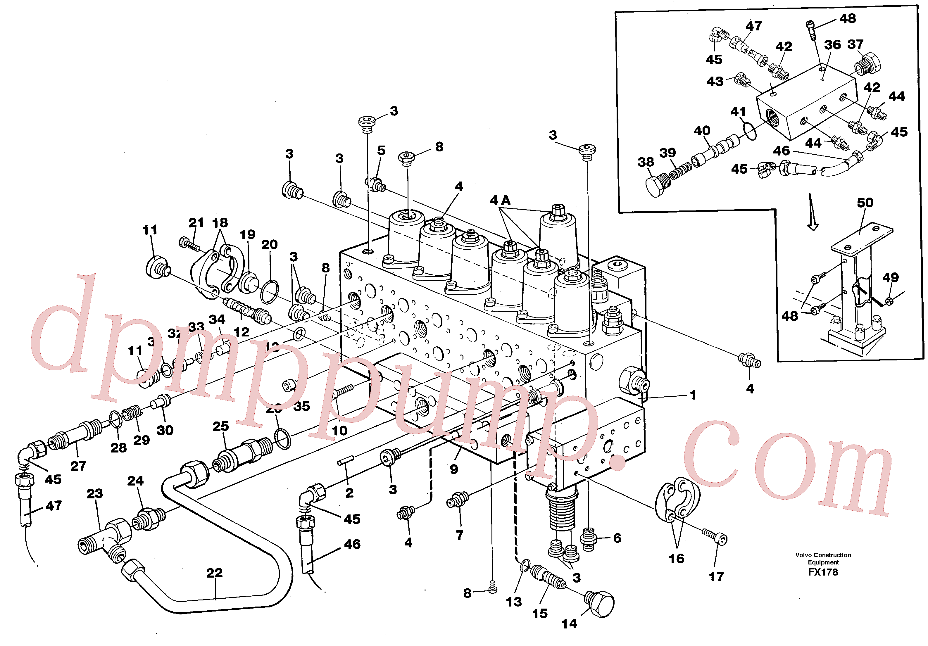 China Made VOE14245635 Slide parts for Volvo Excavator