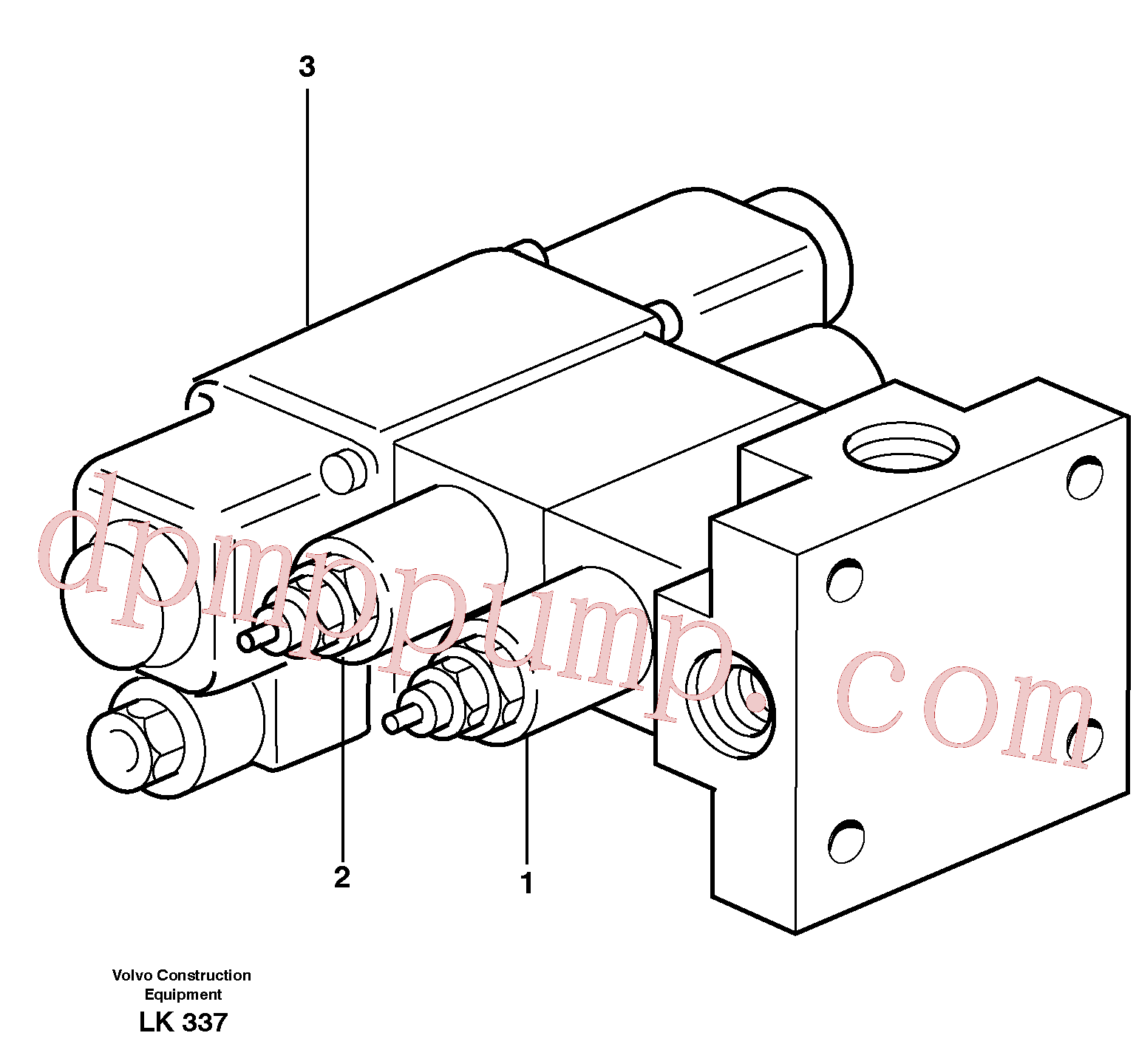 VOE11004986 for Volvo Magnet valve(LK337 assembly)