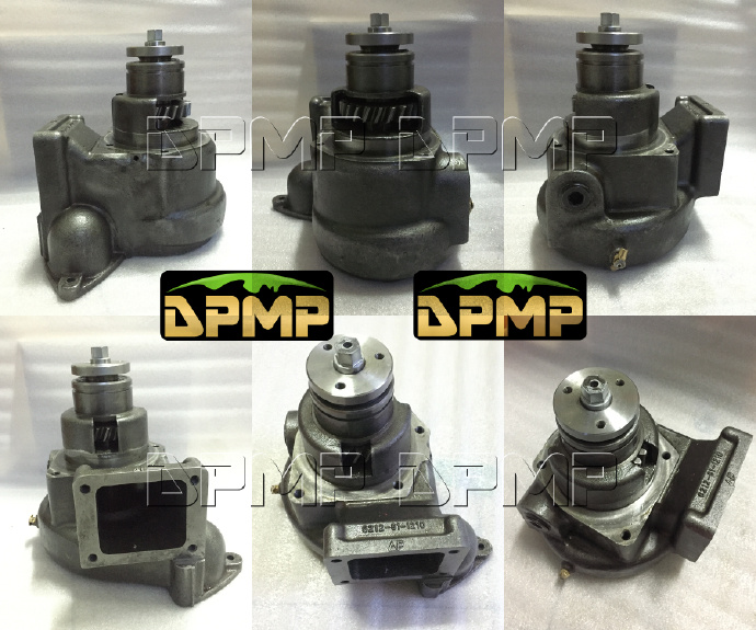 KOMATSU 6D140-5 engine water pump 6261-61-1201 for loader D155A-6R & D275A-5